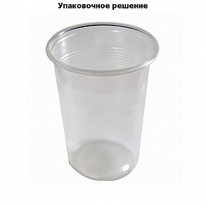 200 мл Стакан одноразовый прозрачный пластиковый